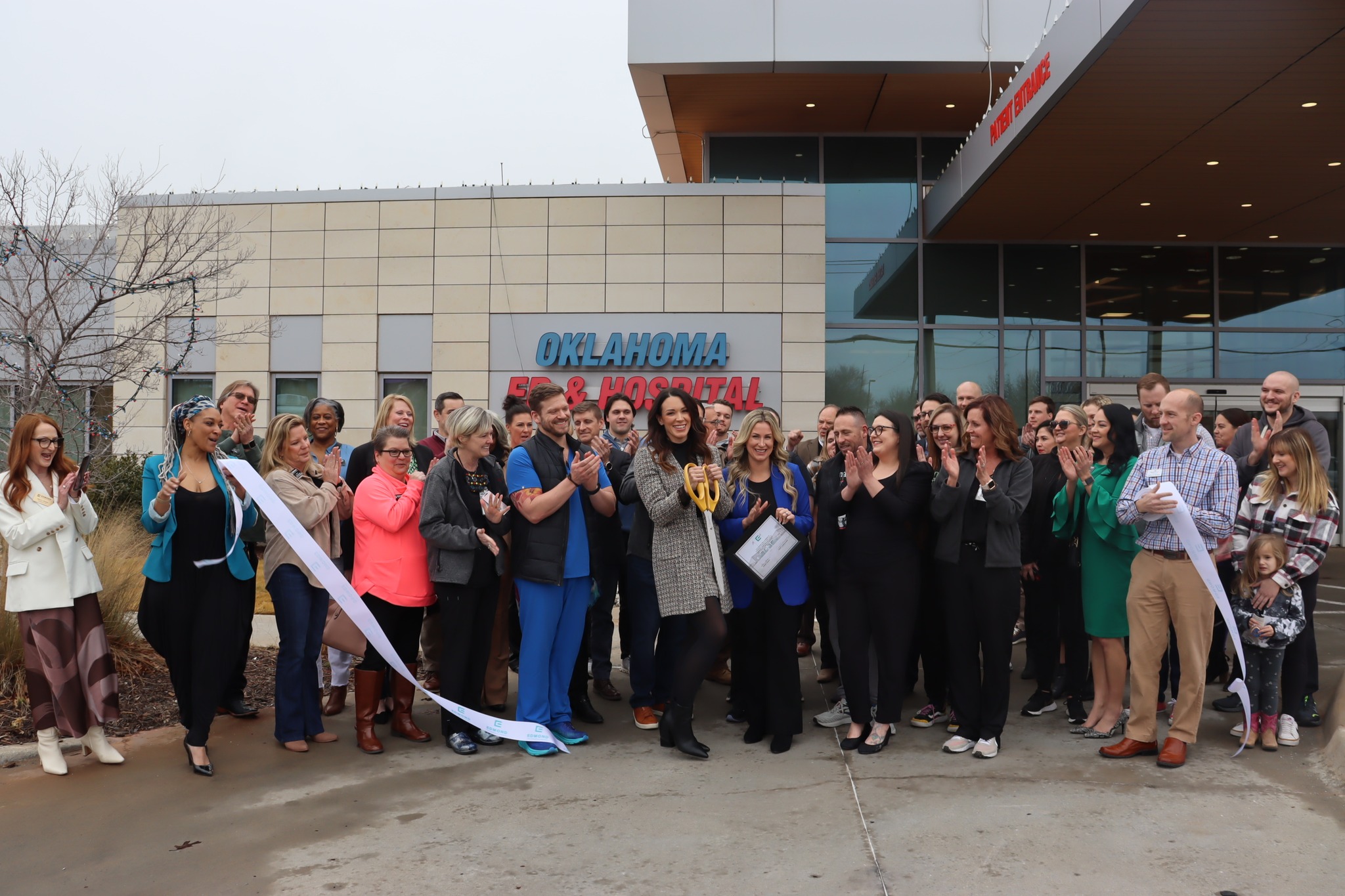 Oklahoma ER & Hospital's Firth Anniversary Ribbon Cutting Celebration