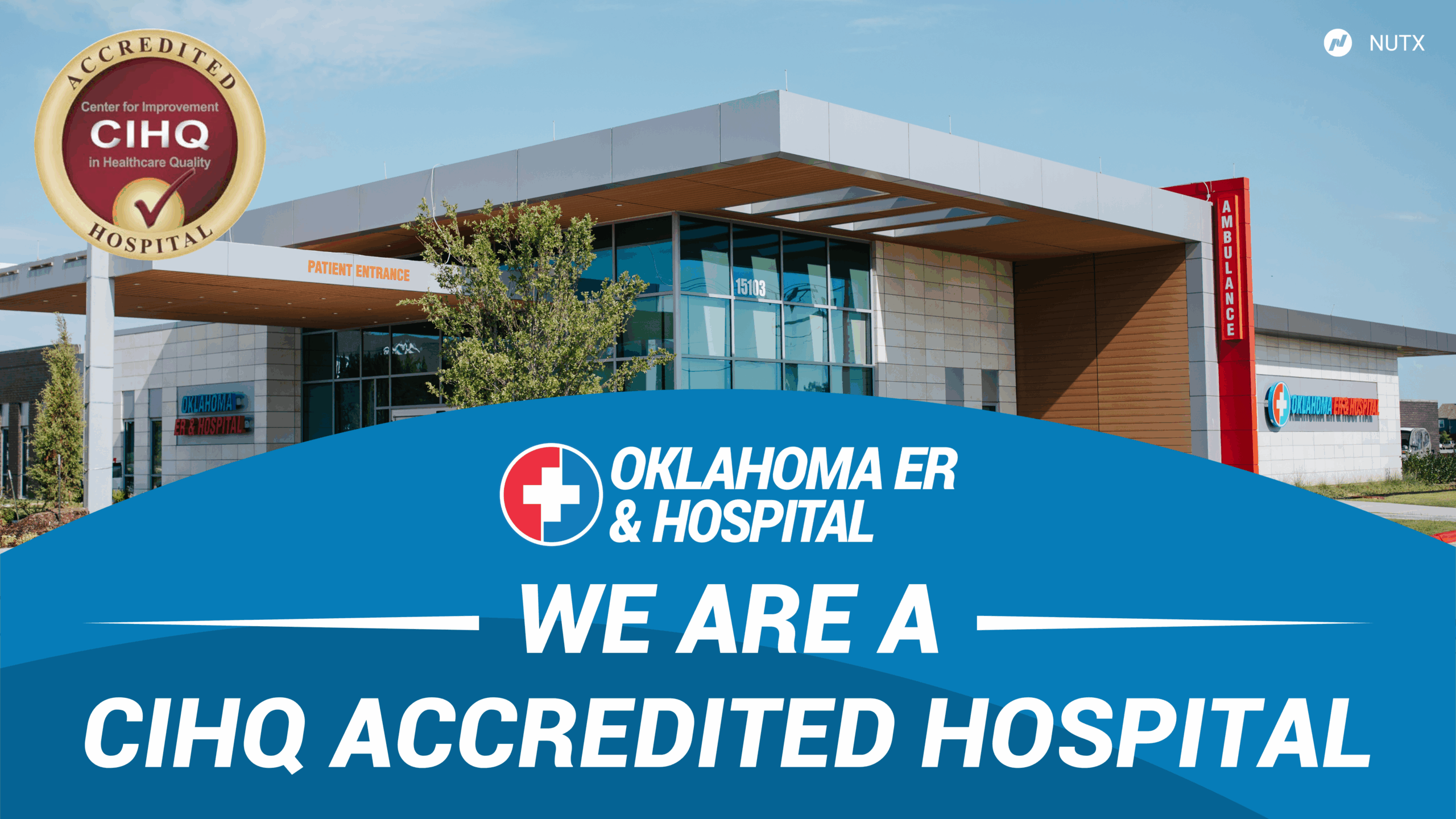 Oklahoma ER & Hospital Receives Third Accreditation from Center for Improvement in Healthcare Quality (CIHQ)